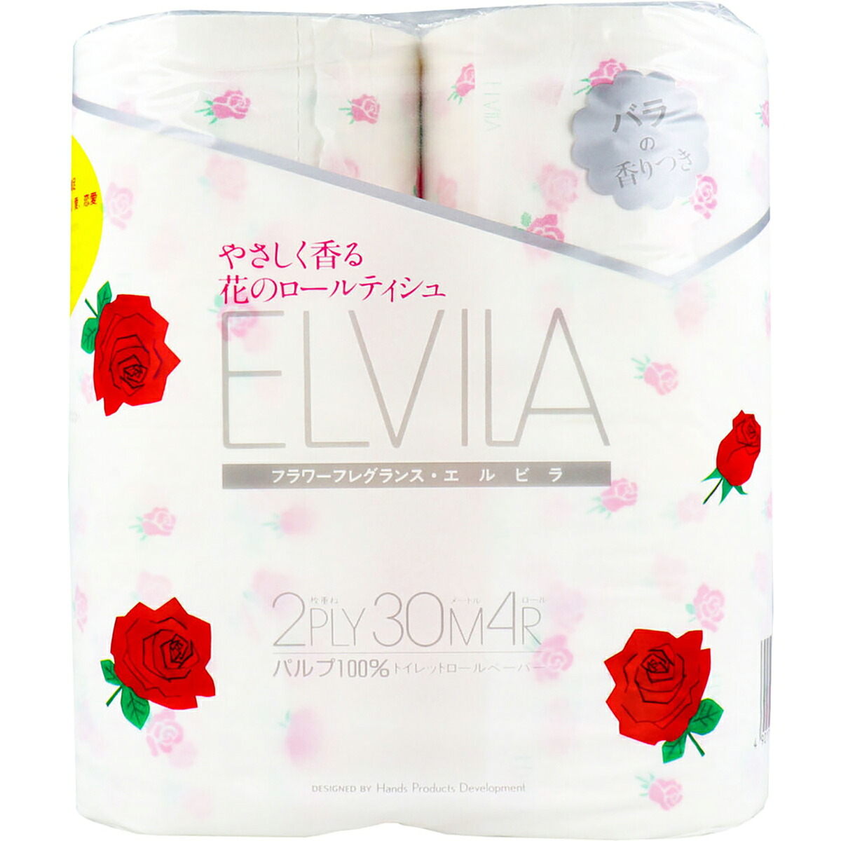 【 まとめ買い17個仕掛ける 】 四国特紙 ちり紙 フラワーフレグランス エル散らし広告 薔薇の芳ばしさ ダブル 30m×4一巻き 【 貨物輸送無料 】 日用消耗品-除菌剤-日用品雑貨・文房具・手芸