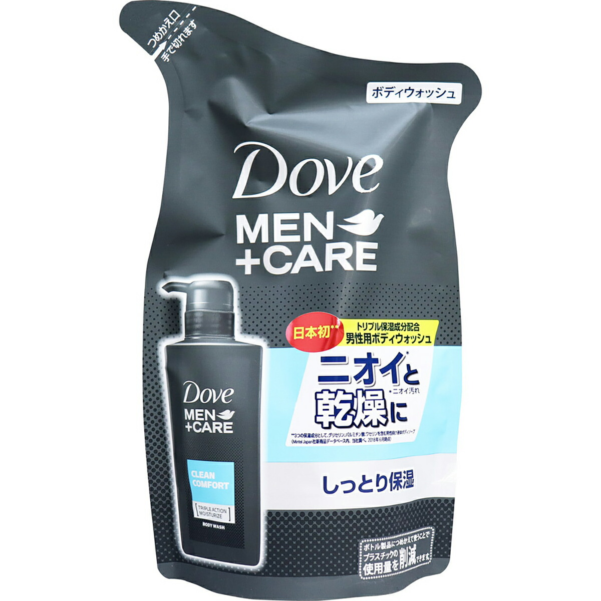 【 まとめ買い15個仕掛ける 】 ダヴメン+世話をする ボディウォッシュ クリーンコンフォート 詰替用 320g 【 貨物輸送無料 】 石けん・ボディソープ-美容・コスメ・香水