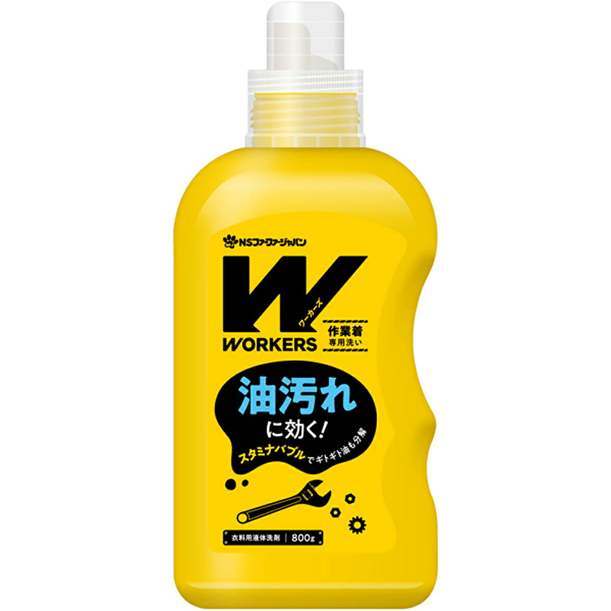【 まとめ買い10個セット 】 ワーカーズ 作業着専用洗い 衣料用液体洗剤 800g 【 送料無料 】
