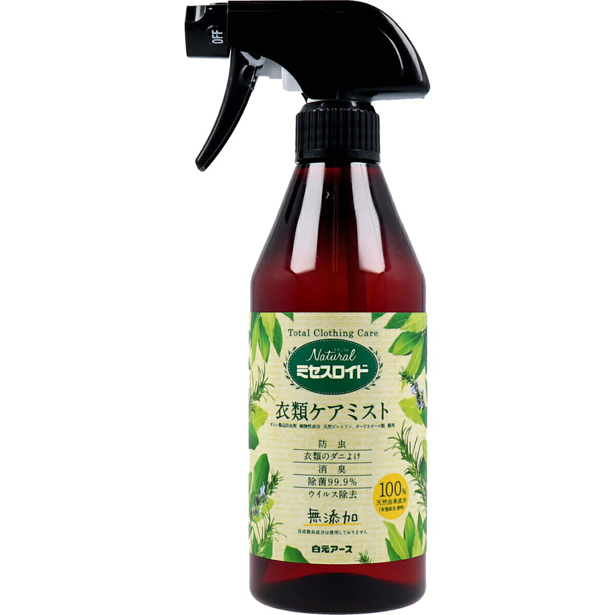 【 まとめ買い12個セット 】 Natural ミセスロイド 衣類ケアミスト 400mL 【 送料無料 】｜日用品・釣具・文具のすぐる屋本舗