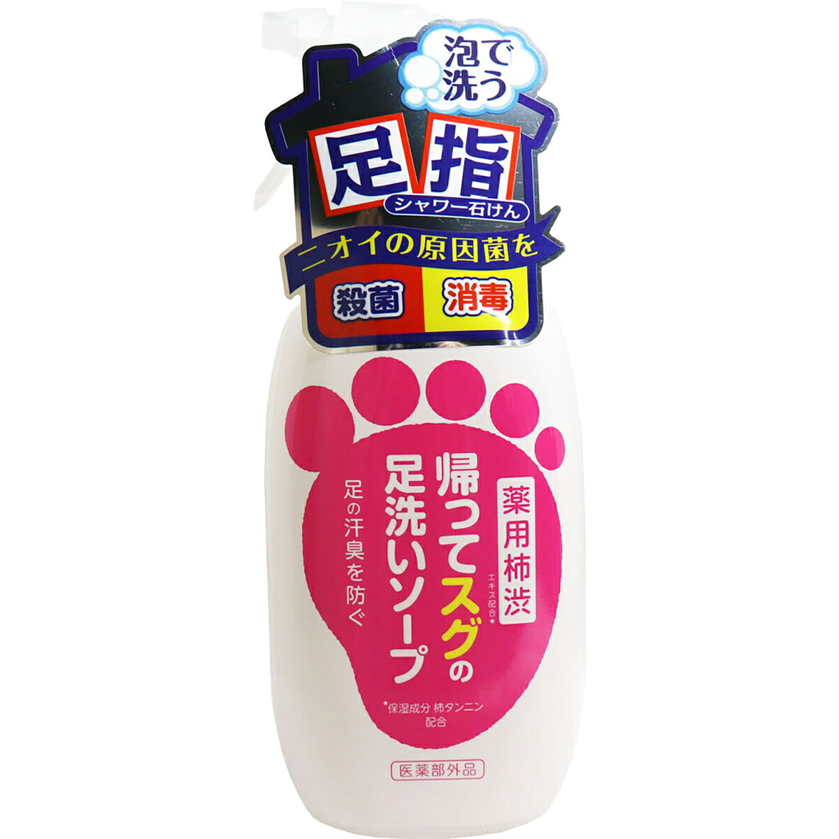 【 まとめ買い15個セット 】 薬用柿渋 帰ってスグの足洗いソープ 250mL 【 送料無料 】｜日用品・釣具・文具のすぐる屋本舗 16,247円