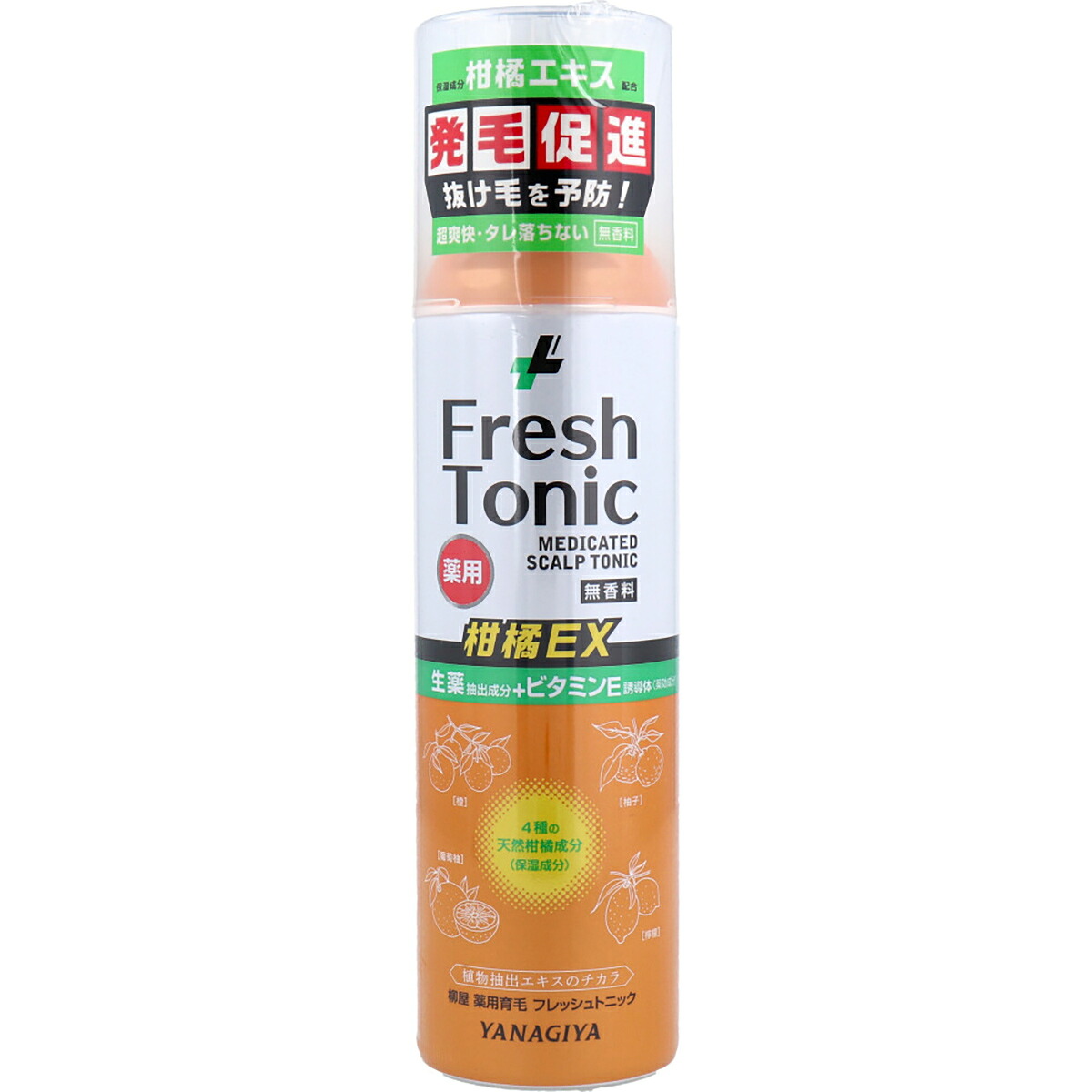 【 まとめ買い10個セット 】 薬用育毛 フレッシュトニック 柑橘EX 無香料 190g 【 送料無料 】