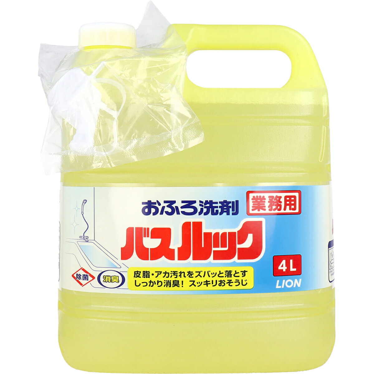【 まとめ買い17個書き割り 】 御勤め用 おふろ中性洗剤 二階建てバスルック 4L 【 貨物輸送無料 】