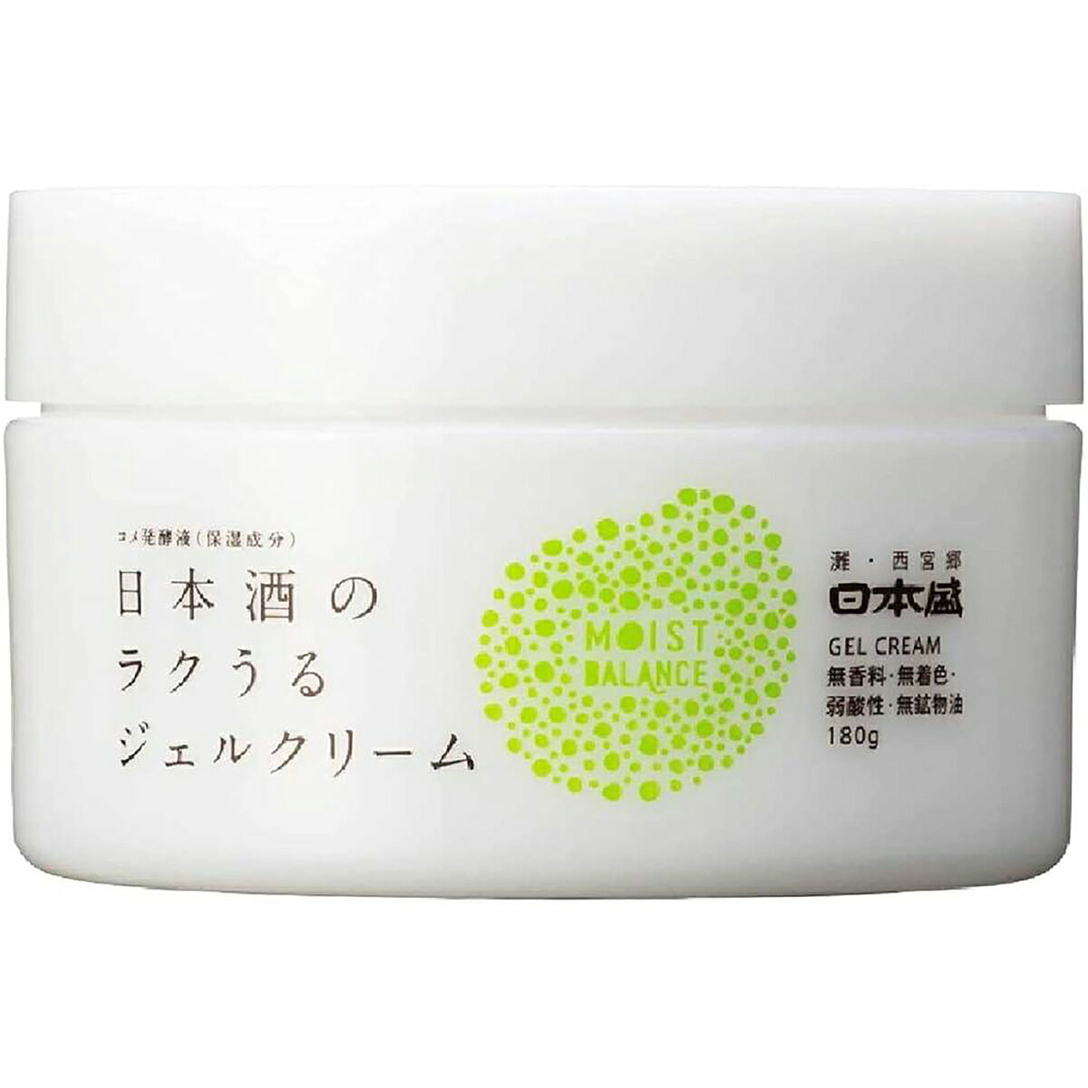 【 まとめ買い10個セット 】 日本盛 日本酒のラクうるジェルクリーム 180g 【 送料無料 】|日用品・釣具・文具のすぐる屋本舗