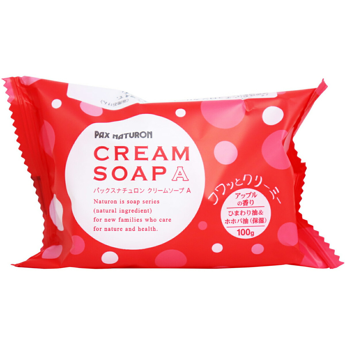 【 まとめ買い10個仕掛ける 】 パックスナチュロン 皮膚軟化剤石ケン A アップルの芳ばしさ 100g 【 貨物輸送無料 】