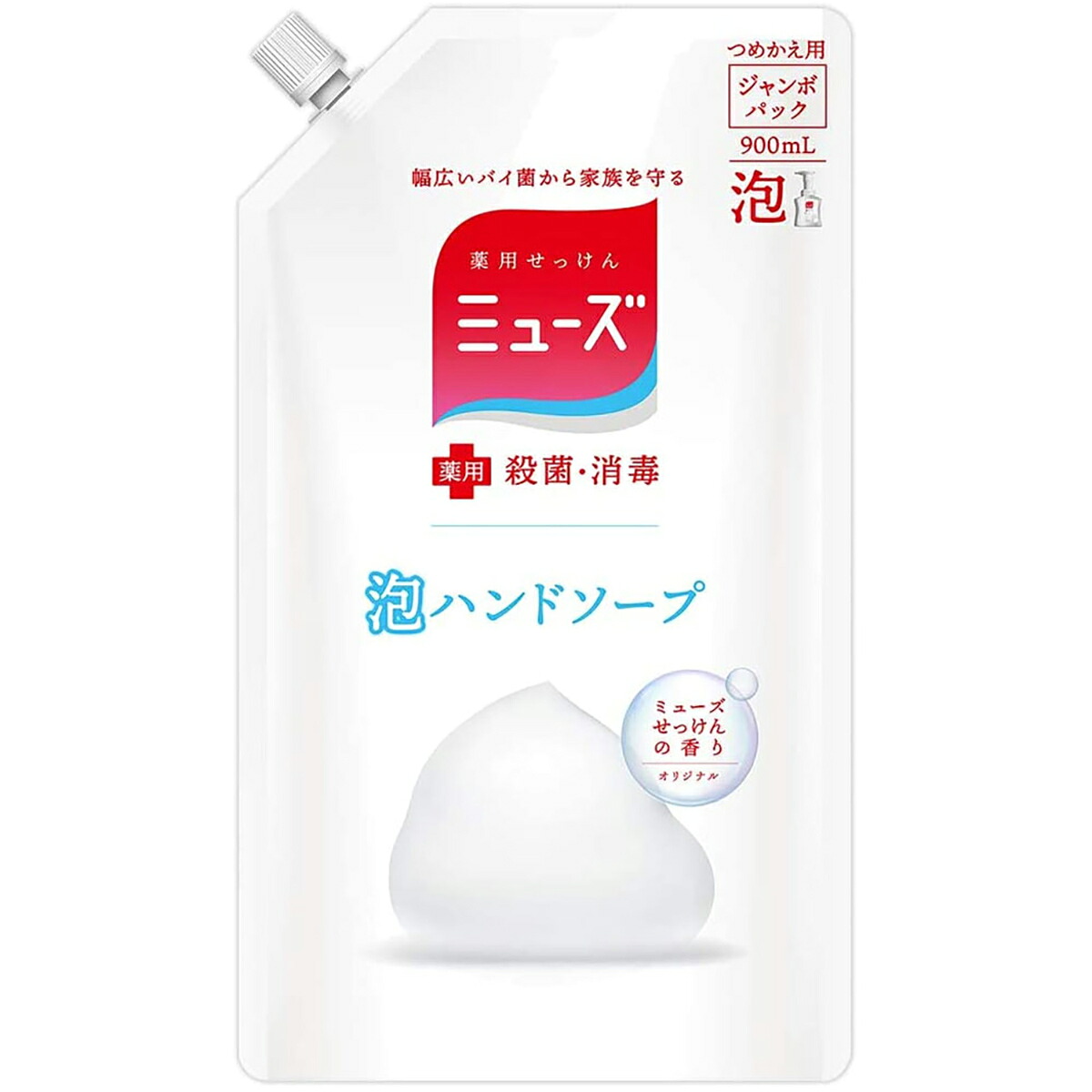 【 まとめ買い10個仕掛ける 】 薬用せっけん ムーサ 泡御手々石ケン 一風変わった ムーサせっけんの芳ばしさ 詰替用 900mL 【 貨物輸送無料 】