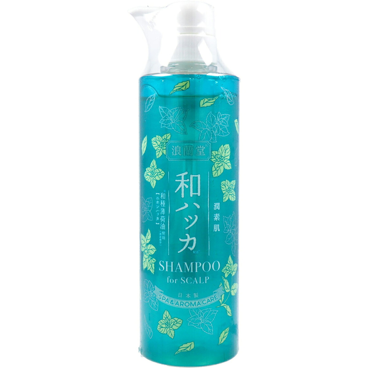【 まとめ買い17個セット 】 潤素肌 和ハッカ スカルプシャンプー 485mL 【 送料無料 】｜日用品・釣具・文具のすぐる屋本舗