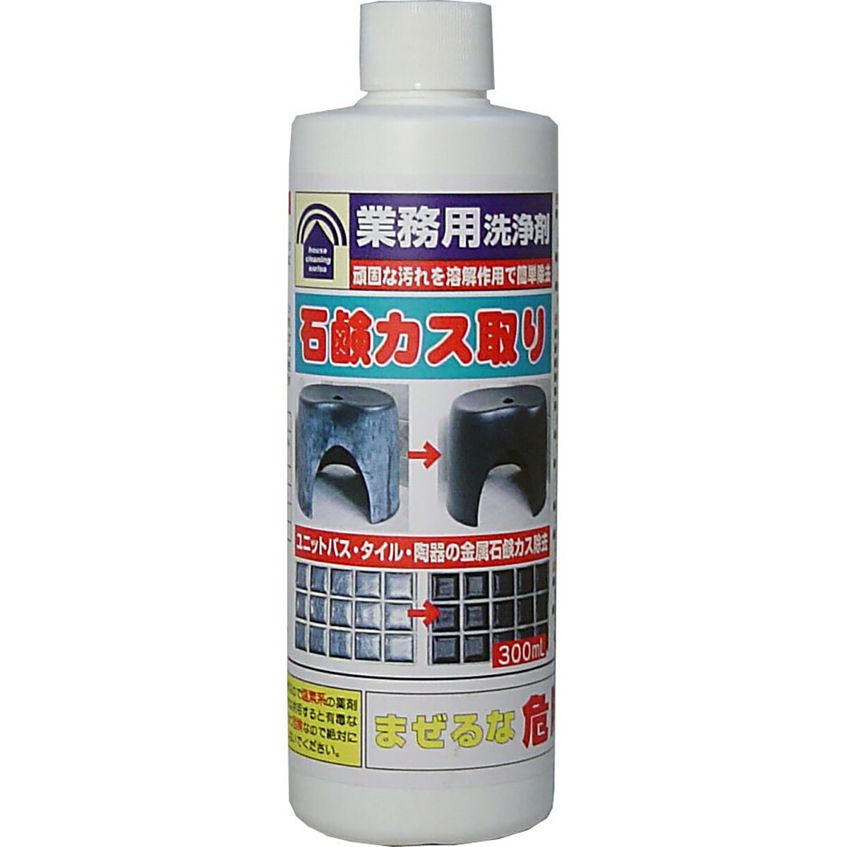 【 まとめ買い10個セット 】 業務用洗浄剤 石鹸カス取り 300mL 【 送料無料 】｜日用品・釣具・文具のすぐる屋本舗