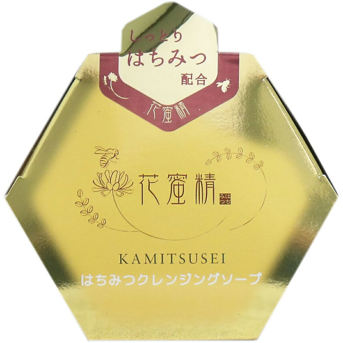 【 まとめ買い10個仕掛ける 】 花蜜精 はちみつ クレンジングソープ 85g 【 貨物輸送無料 】