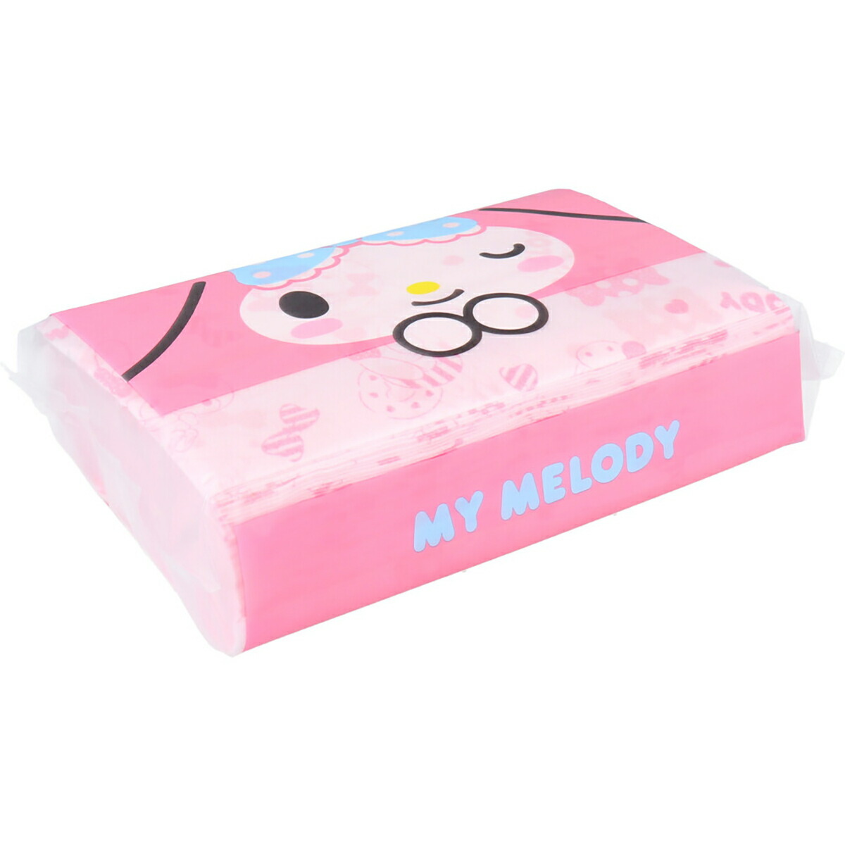 【 まとめ買い12個セット 】 マイメロディ キュートピンク 袋入ティシュ 200枚(100組) 【 送料無料 】