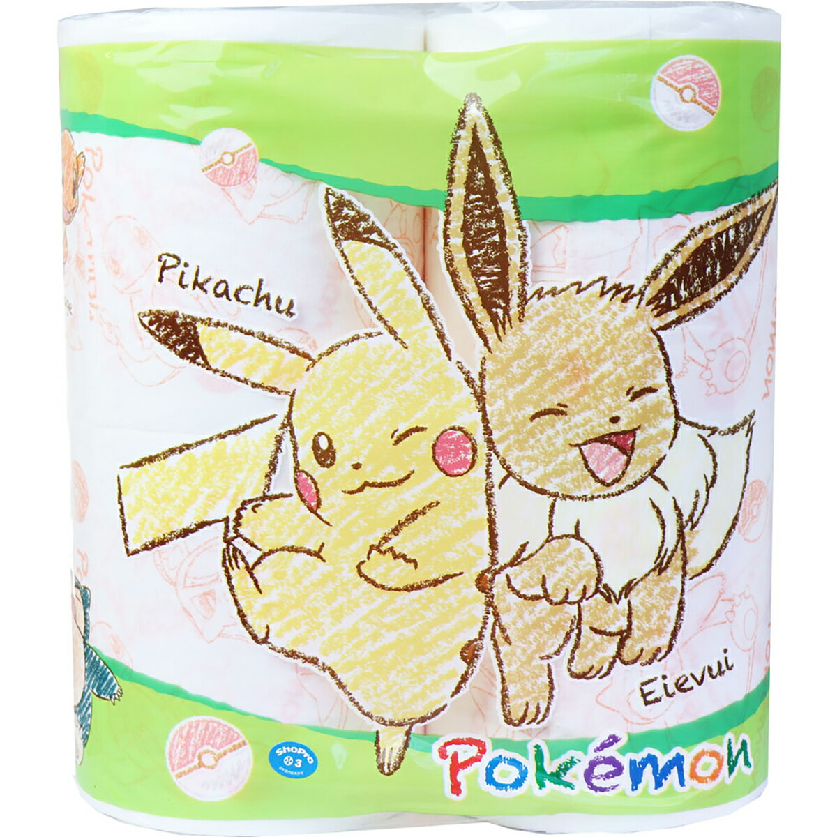 【 まとめ買い12個セット 】 ポケモン トイレットペーパー 30m(2枚重ね)×4ロール 【 送料無料 】 11,414円
