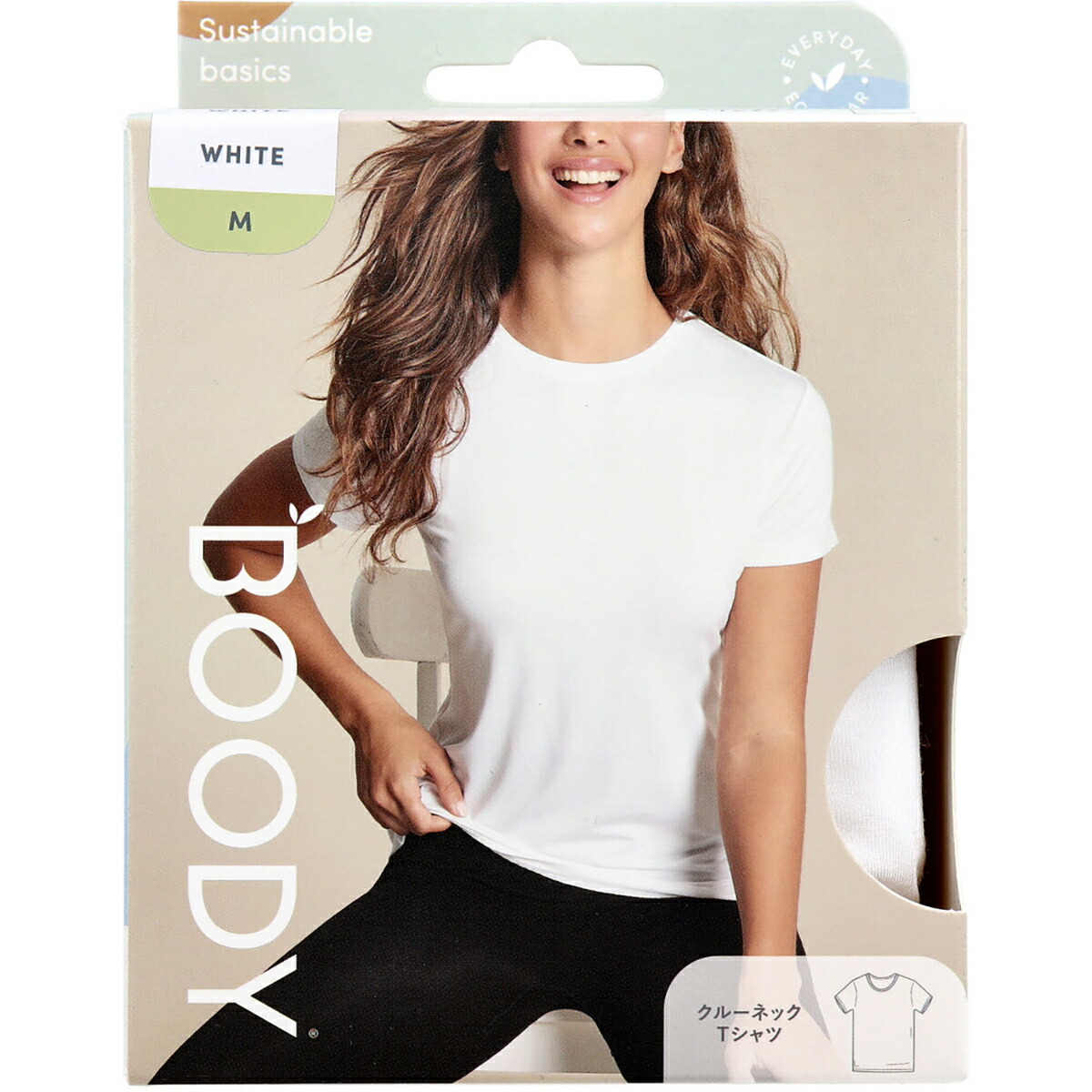 【 まとめ買い20個書き割り 】 BOODY 労働者の一団のど首Ｔシャツ M大きさ 白いこと 【 貨物輸送無料 】