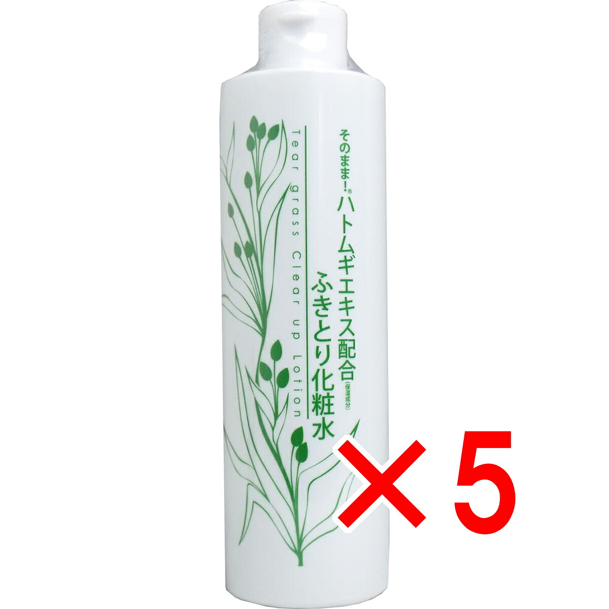 【 まとめ買い5個セット 】 そのまま! ハトムギエキス配合 ふきとり化粧水 300mL 【 送料無料 】|日用品・釣具・文具のすぐる屋本舗
