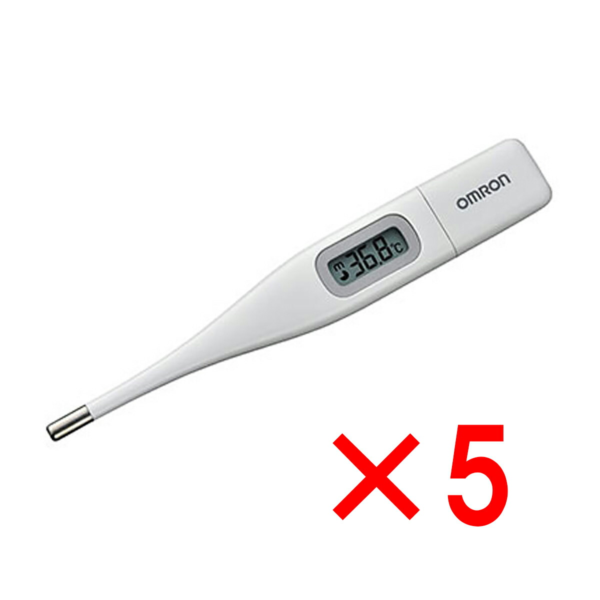 【 まとめ買い5個書き割り 】 オムロン けんおんくん 陰電子温度計 MC-6740 【 貨物輸送無料 】