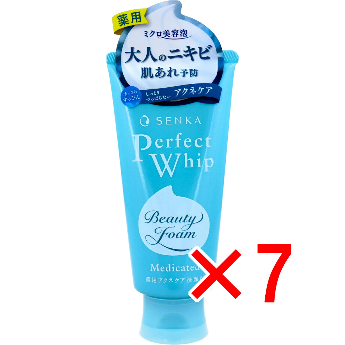 【 まとめ買い7個セット 】 洗顔専科 パーフェクトホイップ 薬用 アクネケア 120g 【 送料無料 】