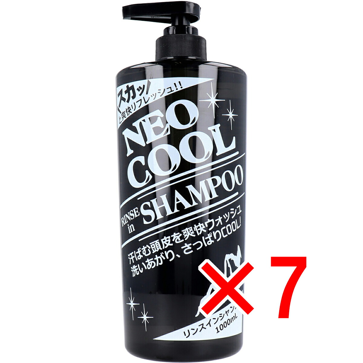 【 まとめ買い7個セット 】 ネオクール リンスインシャンプー 1000mL 【 送料無料 】