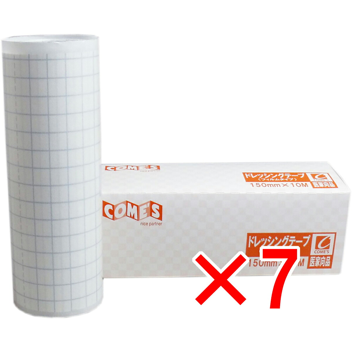 【 まとめ買い7個セット 】 医家向品 ドレッシングテープ フィルムタイプ 150×10M×1巻 【 送料無料 】