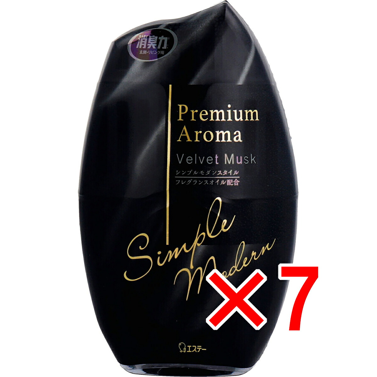 【 まとめ買い7個セット 】 お部屋の消臭力 プレミアムアロマ 玄関・リビング用 ベルベットムスク 400mL 【 送料無料 】