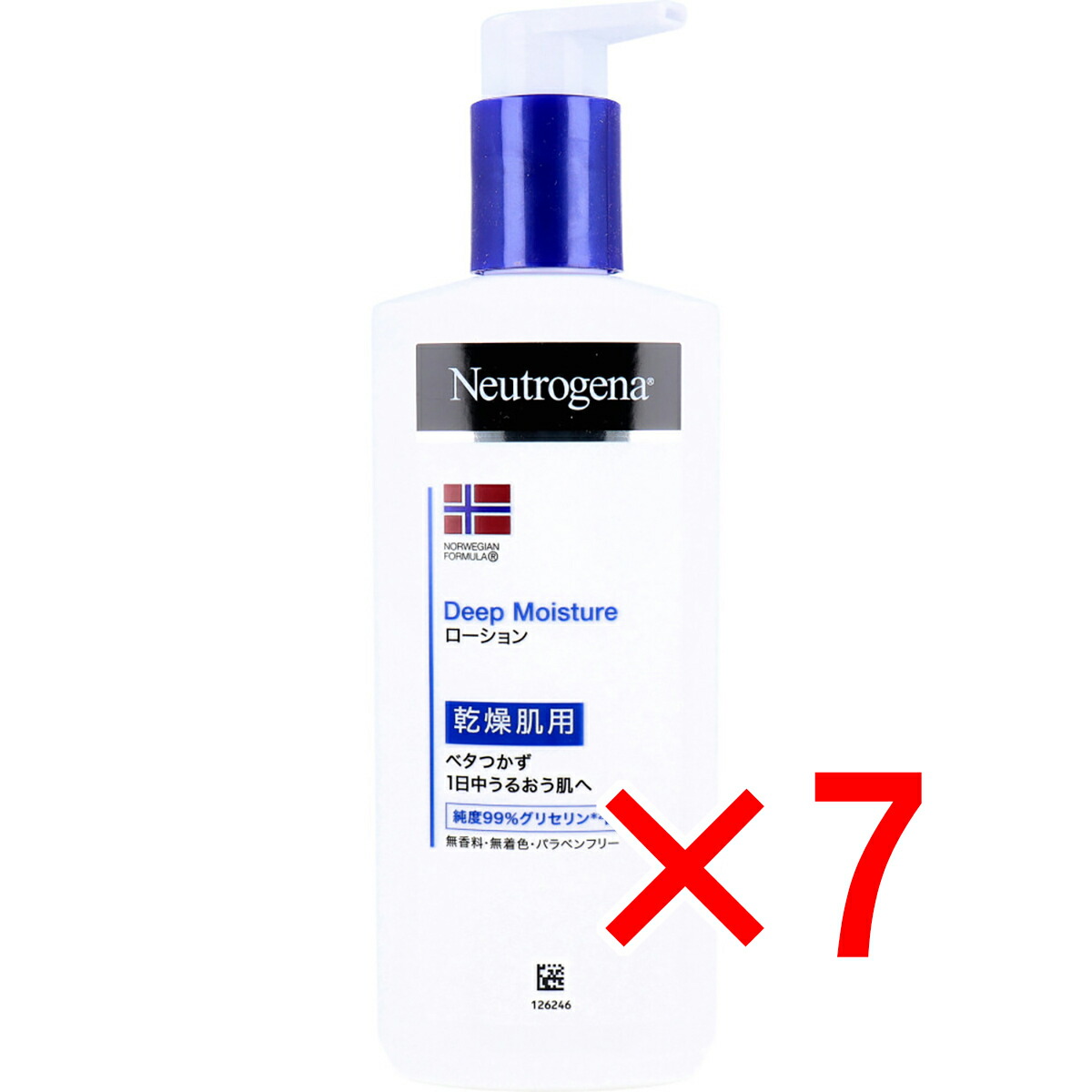 【 まとめ買い7個セット 】 ニュートロジーナ ノルウェーフォーミュラ ディープモイスチャー ボディミルク 250mL 【 送料無料 】