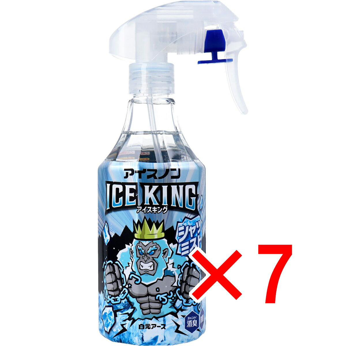 【 まとめ買い7個仕掛ける 】 アイスノン シャツミスト ICE KING 300mL 【 貨物輸送無料 】