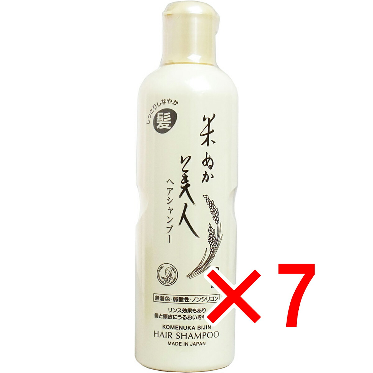【 まとめ買い7個仕掛ける 】 日本盛 米ぬかもの言う花 髪の毛シャンプー 335mL 【 貨物輸送無料 】