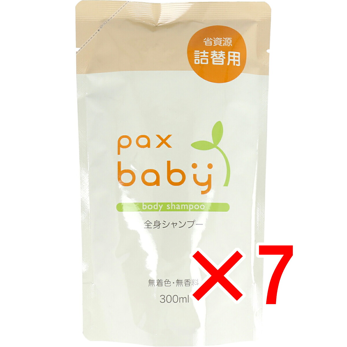 【 まとめ買い7個セット 】 パックスベビー 全身シャンプー 詰替用 300mL 【 送料無料 】