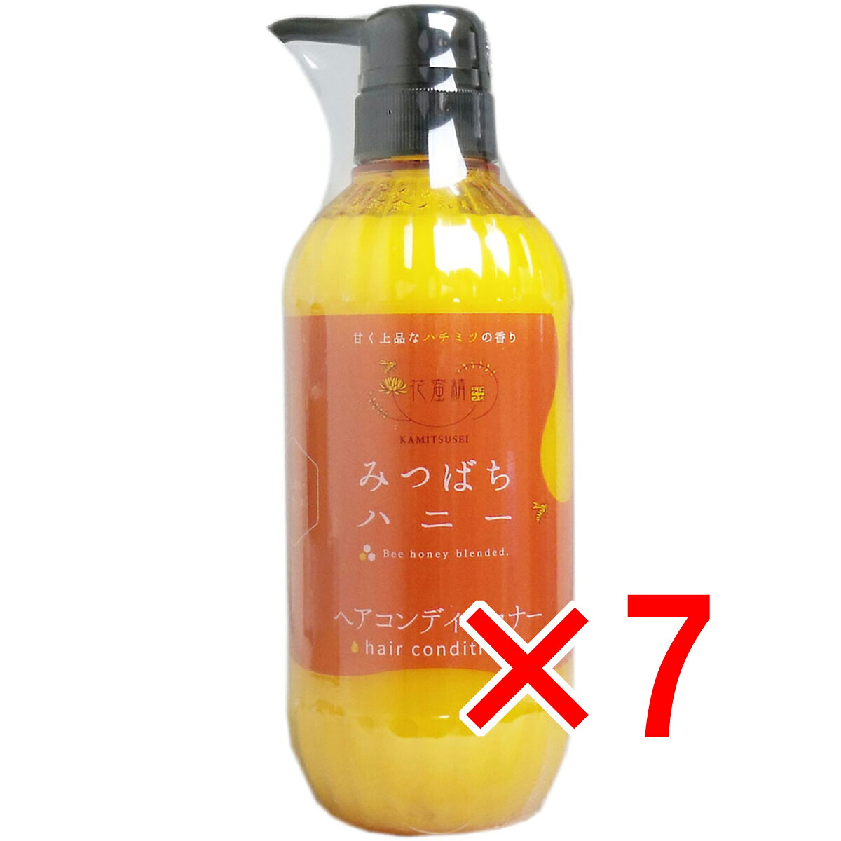 【 まとめ買い7個仕掛ける 】 花蜜精 みつばちお前さん 髪の毛コンディショナー 500mL 【 貨物輸送無料 】