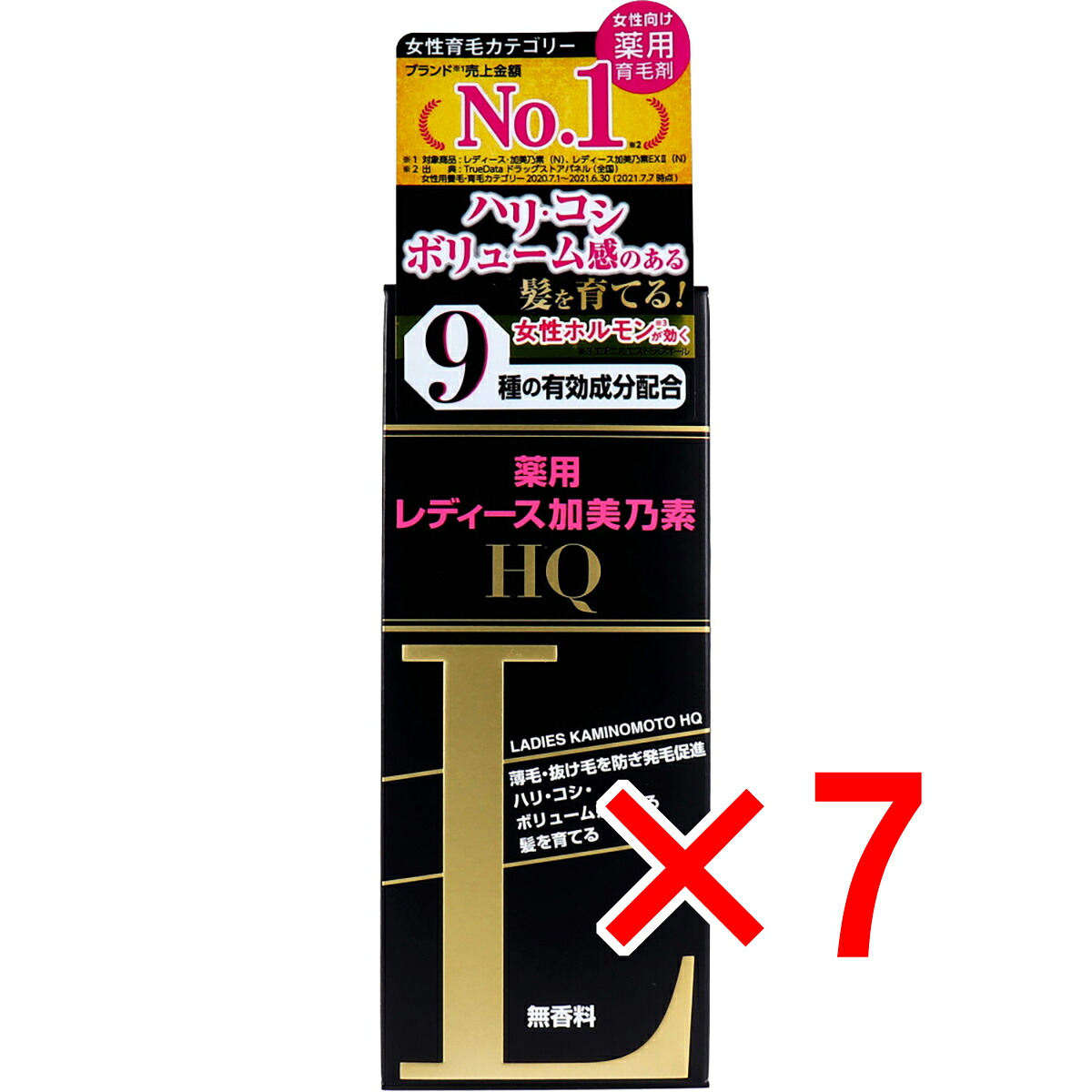 【 まとめ買い7個セット 】 薬用レディース加美乃素HQ 無香料 150mL 【 送料無料 】