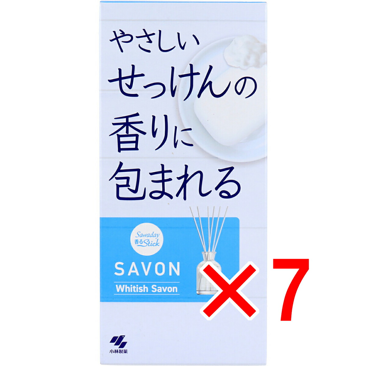 【 まとめ買い7個セット 】 サワデー香るスティック サボン ホワイティッシュサボン 70mL 【 送料無料 】