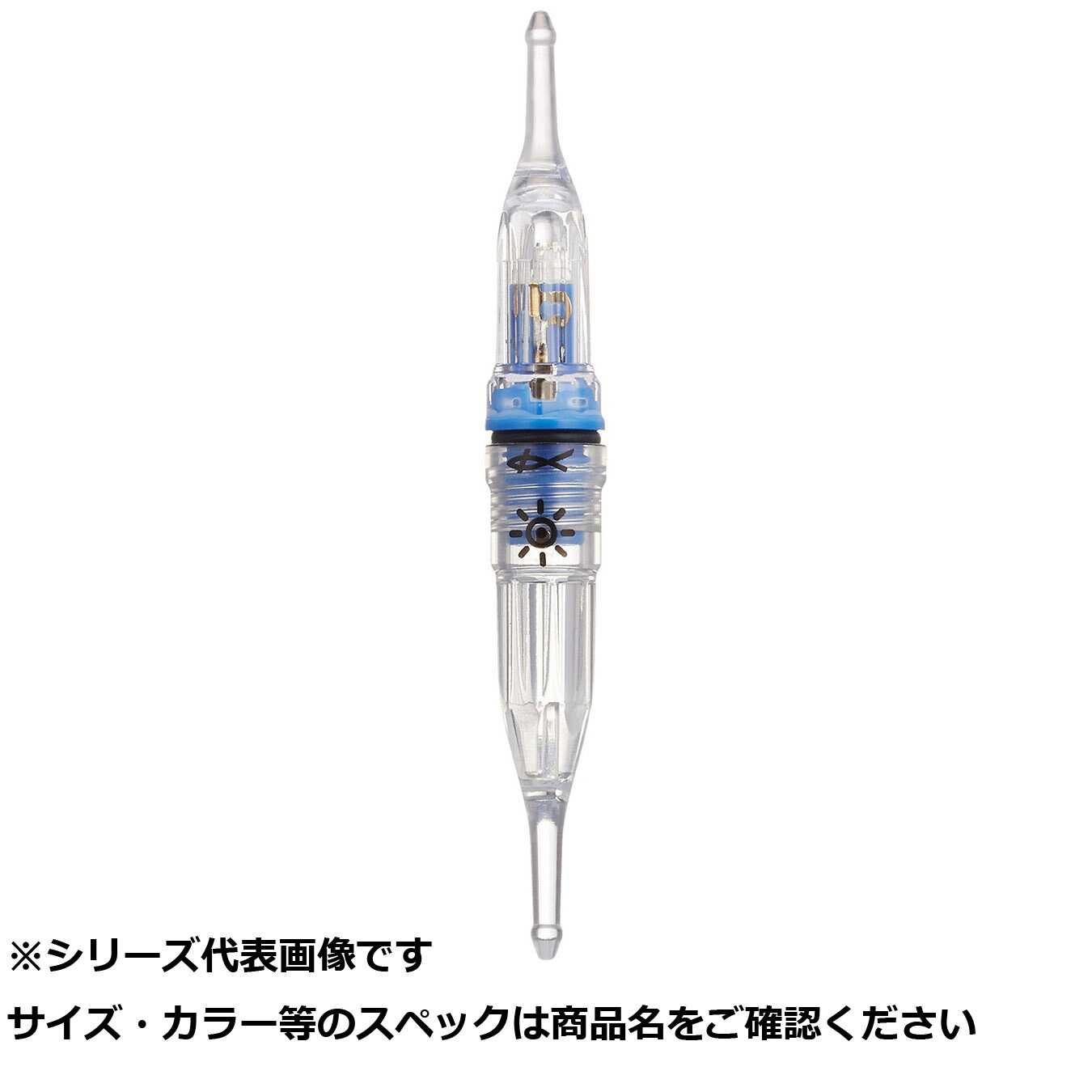 【 まとめ買い10個セット 】 キ 水中ライト S 点滅 透明 ブルー 【 送料無料 】
