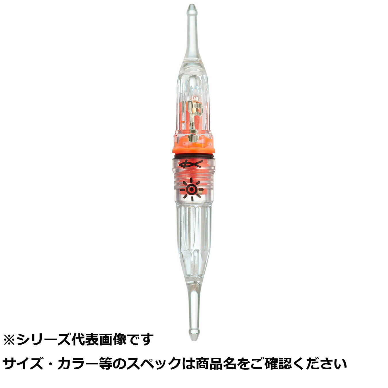 【 まとめ買い10個セット 】 キ 水中ライト S 点滅 透明 レッド 【 送料無料 】