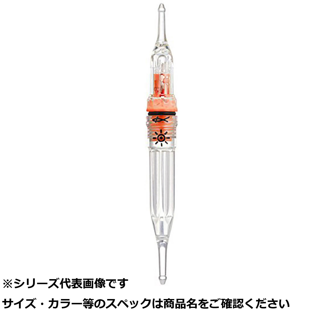 【 まとめ買い20個セット 】 キ 水中ライト M 点滅 透明 レッド 【 送料無料 】