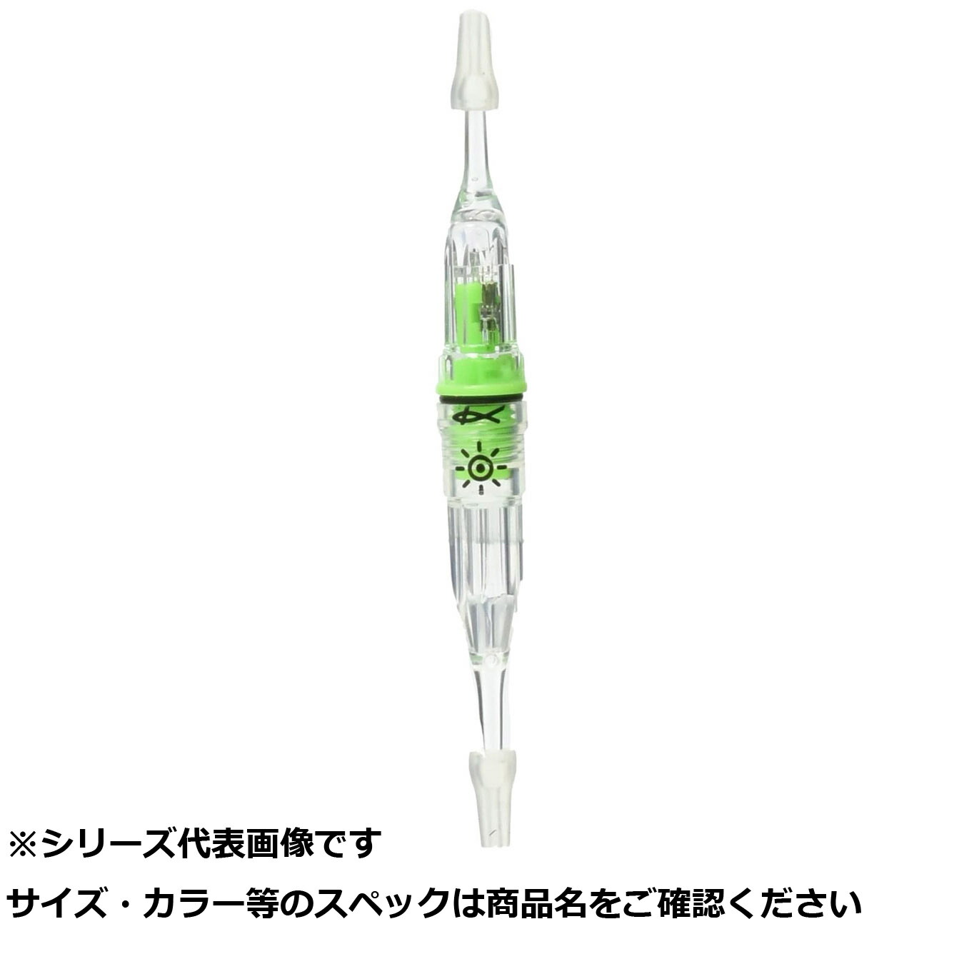 【 まとめ買い20個セット 】 キ 水中ライト S 点滅 透明 グリーン 【 送料無料 】
