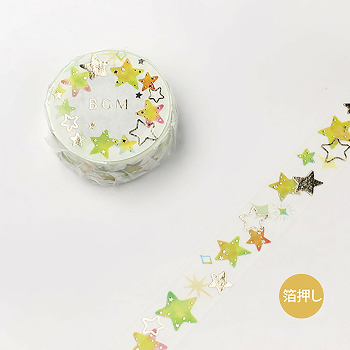 楽天市場】マスキングテープ BGM 20mm 箔押し 和柄 Masking Tape