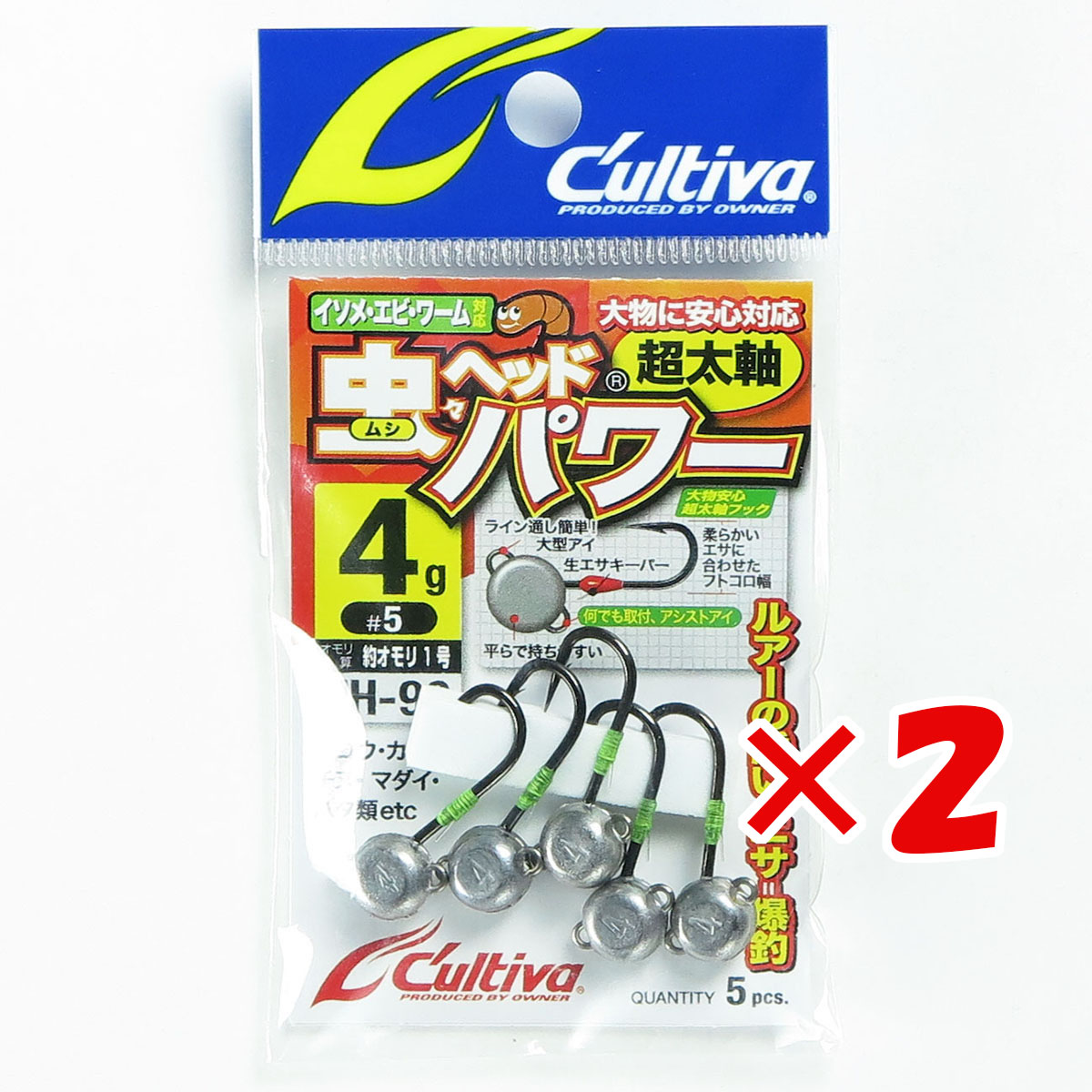 ワーム 楽天市場】オーナー JH-90 虫ヘッドパワー 20g : フィッシング