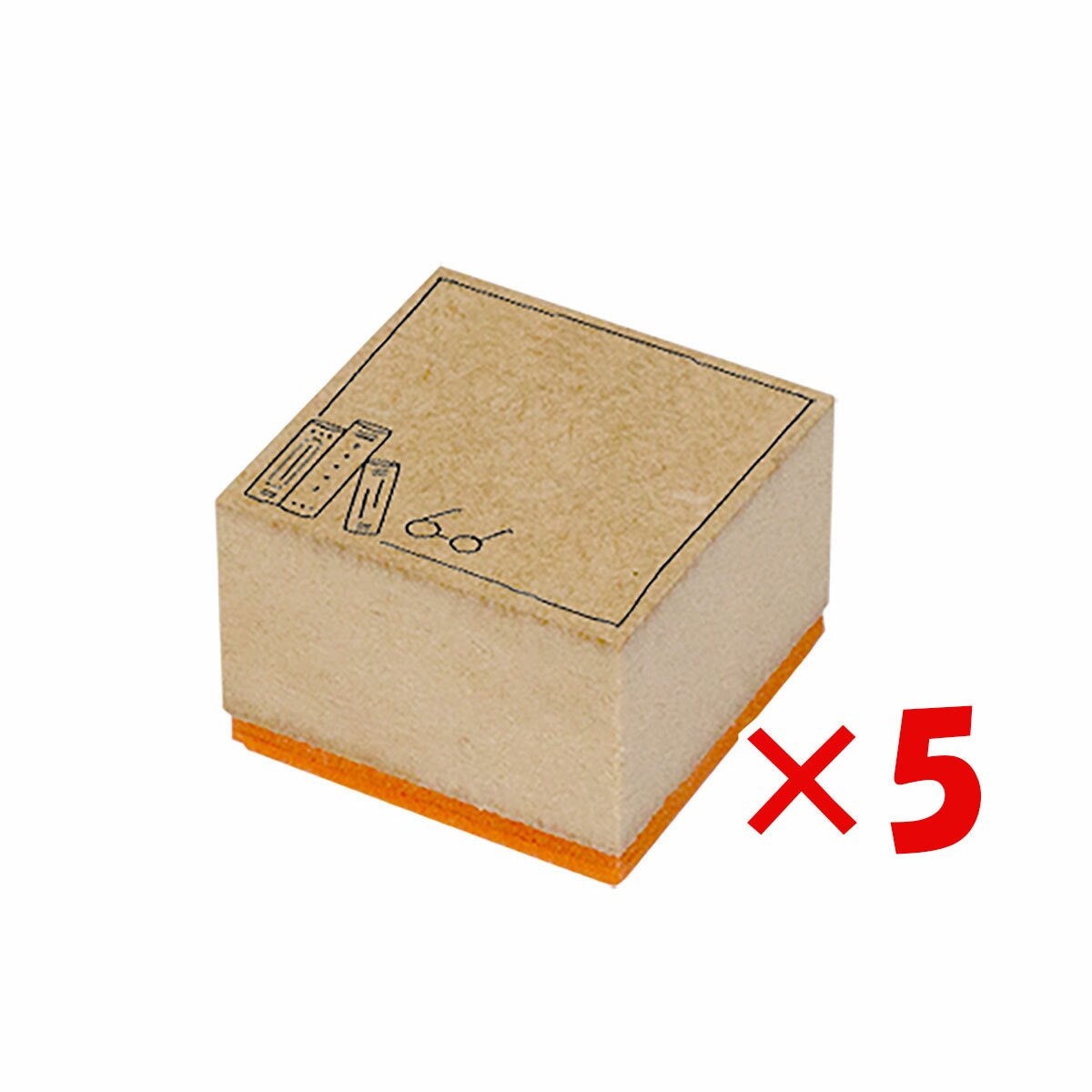 【 まとめ買い ×5個セット 】 「 山櫻 はんこ 枠はんこ 正方形 mizutama 1 351481 」 【 送料無料 】 【 月間MVP & 月間優良ショップ ダブル受賞店 】