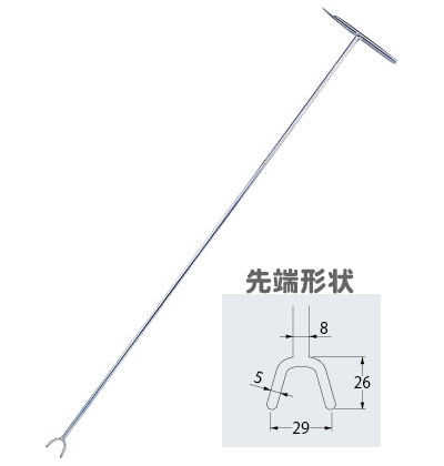 楽天市場 水道開閉工具 U字型止水栓用開閉キー 全長800ミリ 水道屋さん