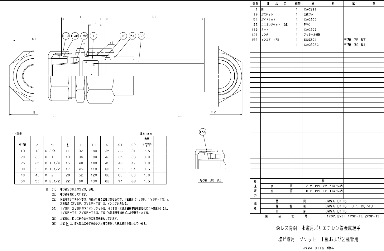 楽天市場 水道用ポリエチレン二層管用金属継手 Pe継手 Spジョイント Pe Pp Hivpユニオン 呼び13ミリ 耐震強化型 水道屋さん