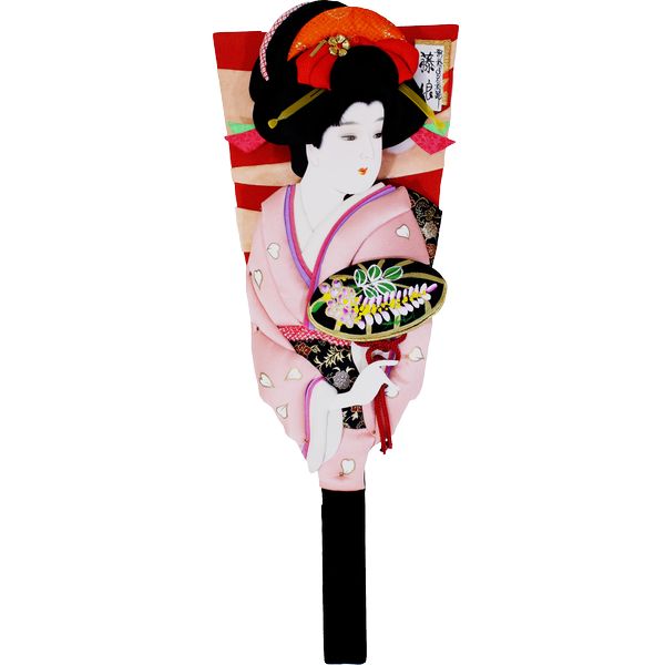18号 藤娘　会津桐　赤桃 221879