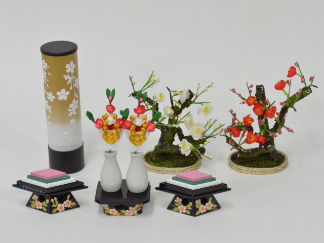 ひな人形 ひなDIY オプション 道具 京十番 三五 立ち雛 献上三方桜20号 130928801