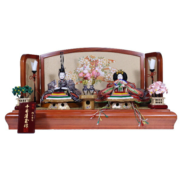 雛人形セット 親王飾り 芥子 狭山人形 171440