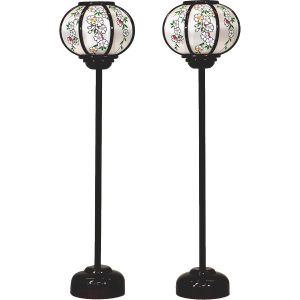 ひな人形 ひな道具 単品 部品 売り 雪洞 灯り 36cm 桃山ぼんぼり 158731