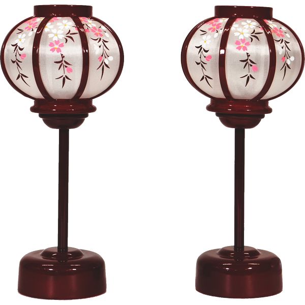 ひな人形 ひな道具 単品 部品 売り 雪洞 灯り 22cm こゆきぼんぼり 赤 158793 13,419円