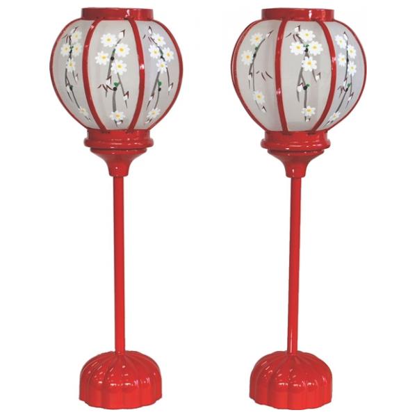 ひな人形 ひな道具 単品 部品 売り 雪洞 灯り 赤 東山3号 LEDコードレス 261745