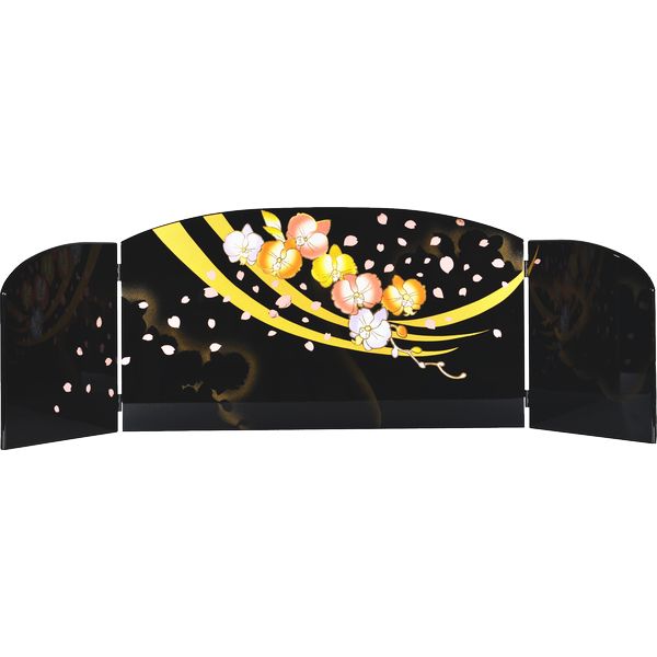 屏風 13号三曲 胡蝶蘭 高さ33cm ×中幅60cm ×袖幅25cm 160680