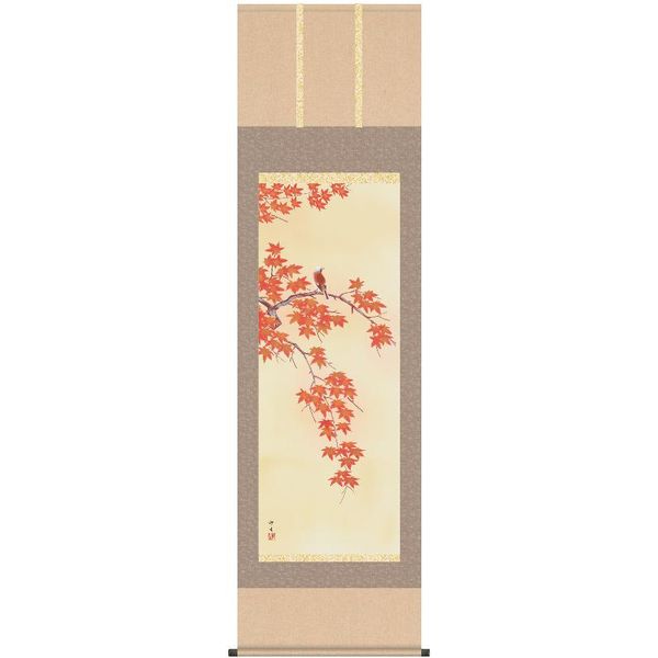掛軸 三幸 第27集 四季花鳥 尺五 A6-21C 北山 歩生 140347423
