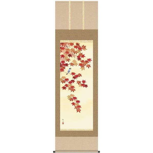 掛軸 三幸 第34集 四季花鳥 尺五 A6-22C 長江 桂舟 140347449