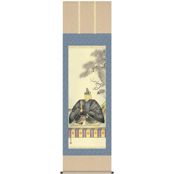 掛軸 三幸 第51集 天神様 尺五 51C4-002 山村 観峰 140347506
