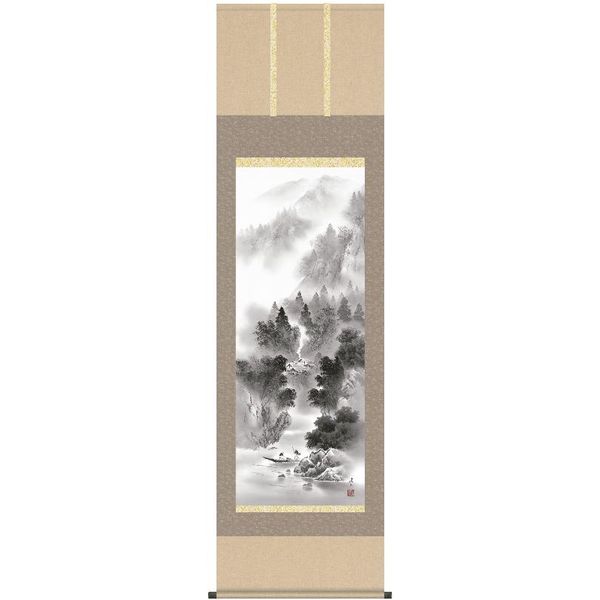 掛軸 三幸 第33集 悠景山水 尺五 B2-041 伊藤 渓山 140347646 20,075円