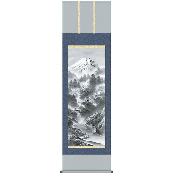 掛軸 三幸 第47集 富獄情景 尺五 47B2-024 伊藤 渓山 140347765
